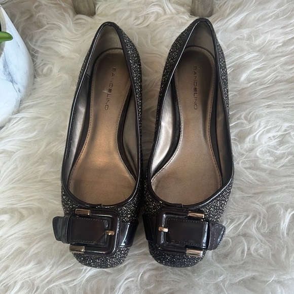 Bandolino Women’s Jolly Jo Brown Tweed Round Toe Flat Shoes Size - Picture 3 of 13
